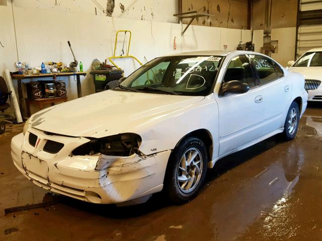 1G2NF52E64M538926 - 2004 PONTIAC GRAND AM S WHITE photo 2