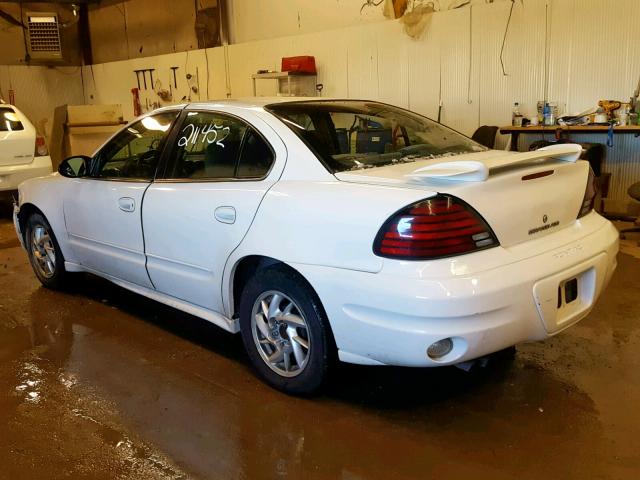 1G2NF52E64M538926 - 2004 PONTIAC GRAND AM S WHITE photo 3