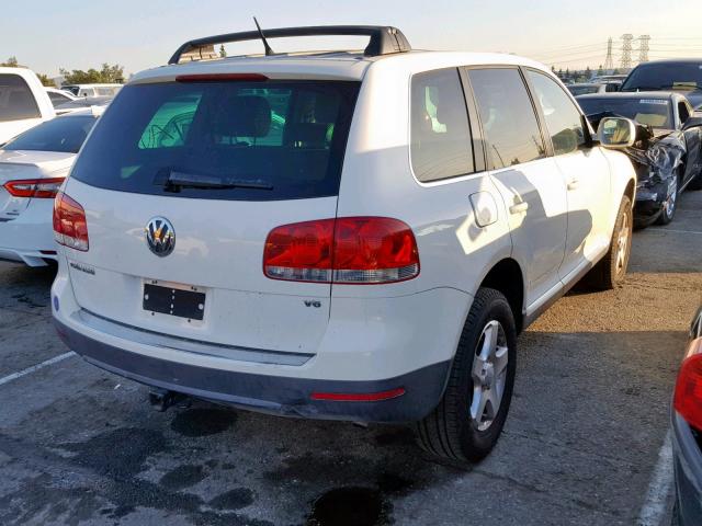 WVGZG77L96D046340 - 2006 VOLKSWAGEN TOUAREG 3. WHITE photo 4