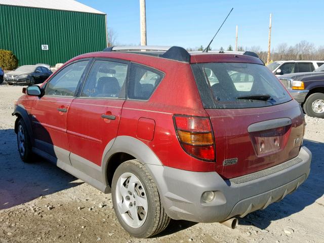 5Y2SL65836Z420521 - 2006 PONTIAC VIBE RED photo 3