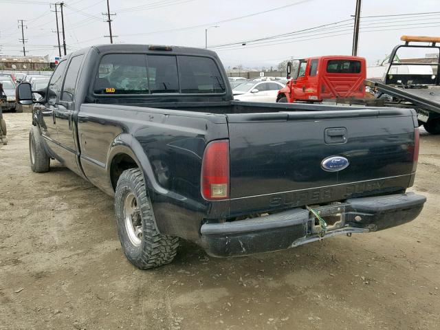 1FTSW30PX3EB77765 - 2003 FORD F350 SRW S BLACK photo 3