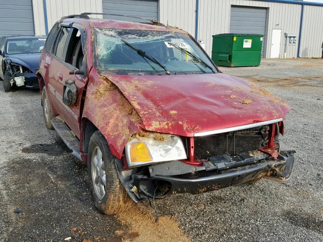 1GKDT13S142132503 - 2004 GMC ENVOY RED photo 1