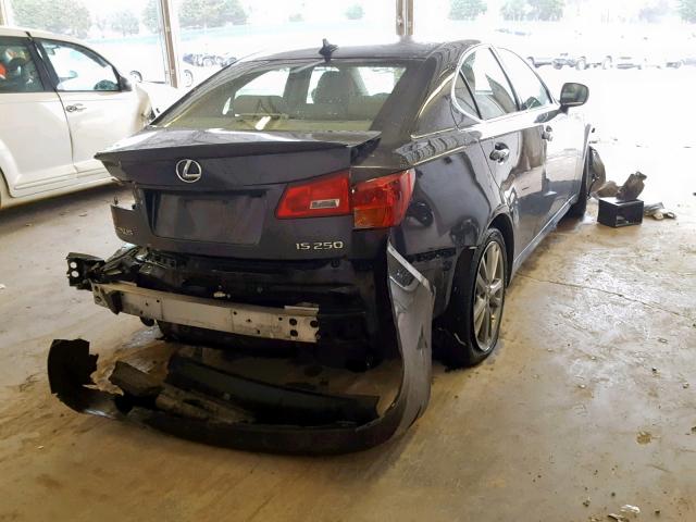 JTHBK262285054324 - 2008 LEXUS IS 250 GRAY photo 4