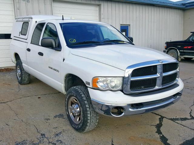 3D7KU28DX4G220799 - 2004 DODGE RAM 2500 S WHITE photo 1