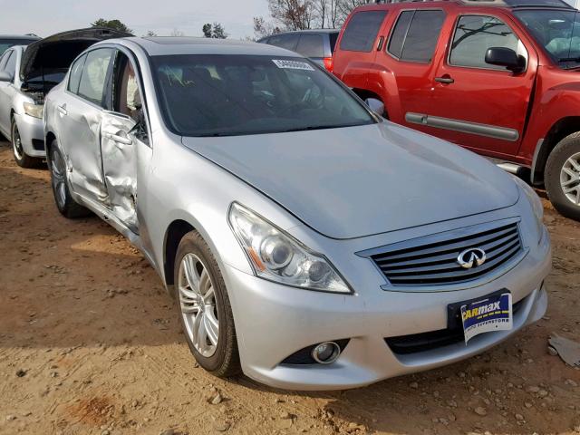 JN1CV6AR6CM971793 - 2012 INFINITI G37 SILVER photo 1