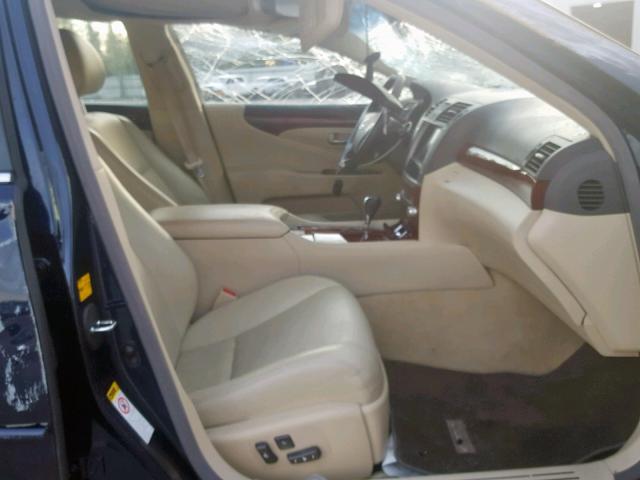 JTHCL5EF5B5010025 - 2011 LEXUS LS 460 BLUE photo 5