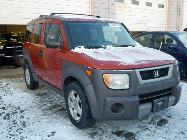 5J6YH28584L019885 - 2004 HONDA ELEMENT EX ORANGE photo 1