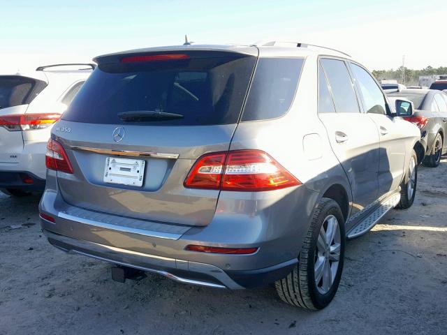 4JGDA5JB7DA175613 - 2013 MERCEDES-BENZ ML 350 GRAY photo 4