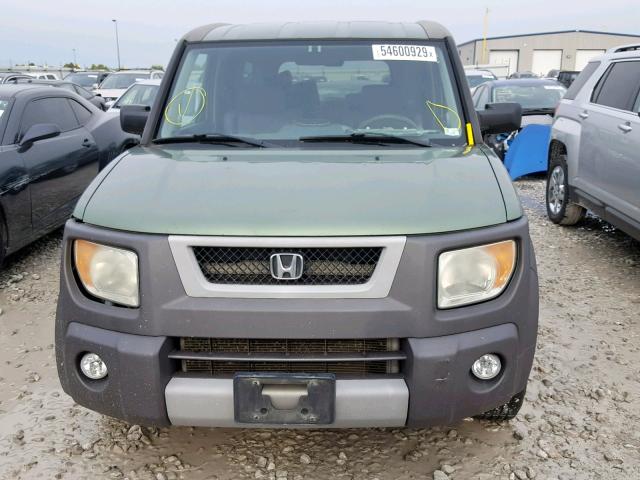 5J6YH28514L006461 - 2004 HONDA ELEMENT EX GREEN photo 9