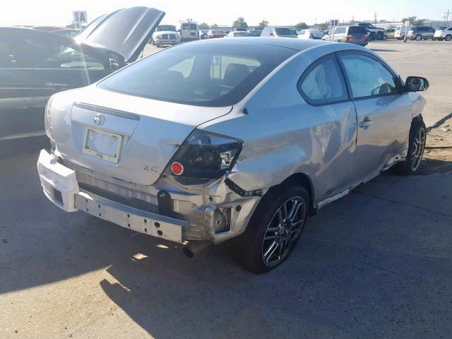 JTKDE3B70A0316216 - 2010 TOYOTA SCION TC 银色 照片 4