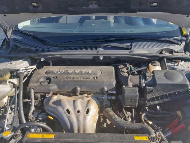 JTKDE3B70A0316216 - 2010 TOYOTA SCION TC 银色 照片 7