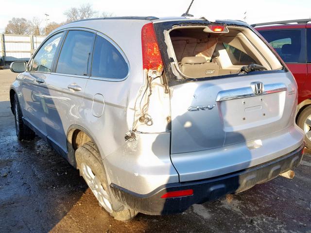 5J6RE487X9L020361 - 2009 HONDA CR-V EXL SILVER photo 3