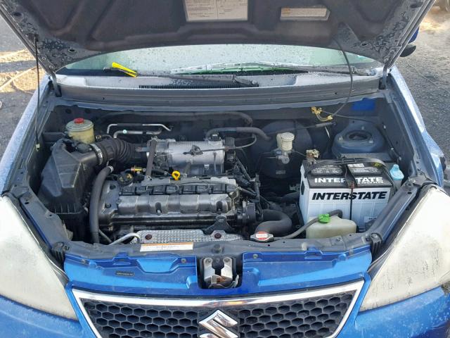 JS2RC61H455301375 - 2005 SUZUKI AERIO SX BLUE photo 7