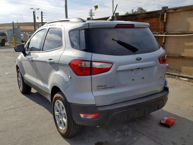 MAJ6P1ULXJC197555 - 2018 FORD ECOSPORT S GRAY photo 3