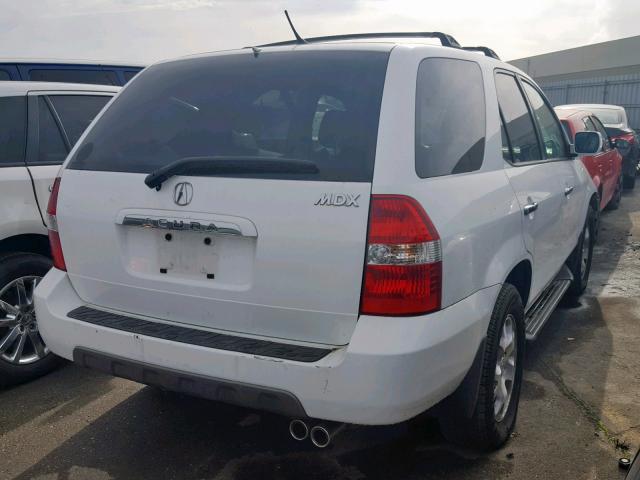 2HNYD18672H531887 - 2002 ACURA MDX TOURIN WHITE photo 4