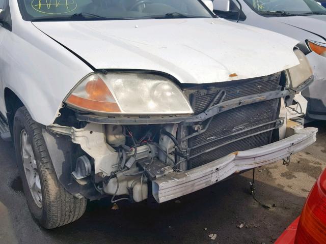 2HNYD18672H531887 - 2002 ACURA MDX TOURIN WHITE photo 9