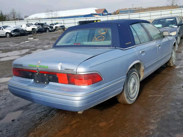 2MELM74W8VX699801 - 1997 MERCURY GRAND MARQ BLUE photo 4