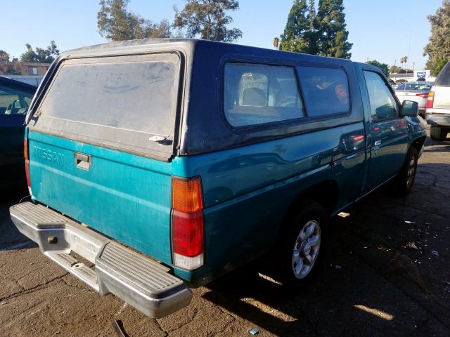 1N6SD11S0VC414448 - 1997 NISSAN TRUCK BASE GREEN photo 4