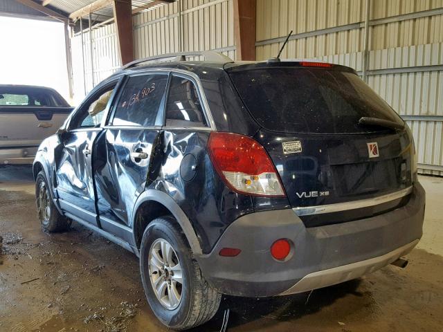 3GSCL33P08S691246 - 2008 SATURN VUE XE BLACK photo 3