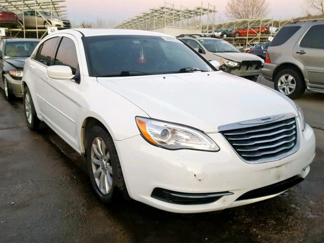 1C3CCBBB4DN678925 - 2013 CHRYSLER 200 TOURIN WHITE photo 1