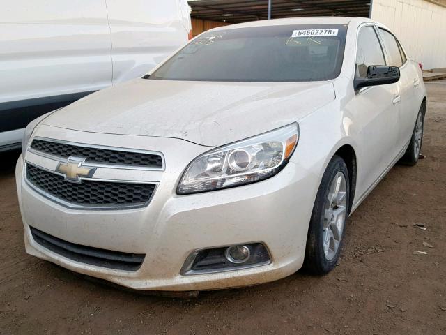 1G11F5RR2DF108276 - 2013 CHEVROLET MALIBU 2LT WHITE photo 2