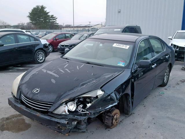 JTHBF30G120054673 - 2002 LEXUS ES 300 BLACK photo 2