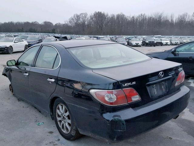 JTHBF30G120054673 - 2002 LEXUS ES 300 BLACK photo 3