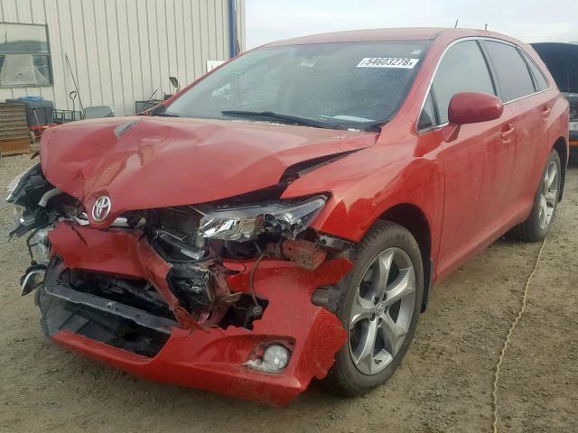 4T3BK3BB3AU045630 - 2010 TOYOTA VENZA BASE RED photo 2