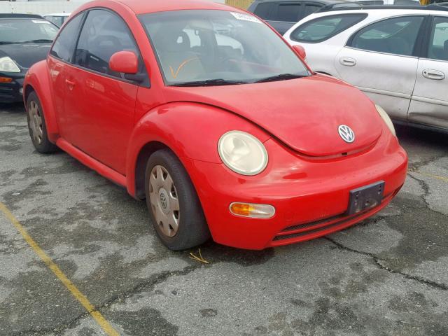 3VWBB61CXWM032004 - 1998 VOLKSWAGEN NEW BEETLE RED photo 1