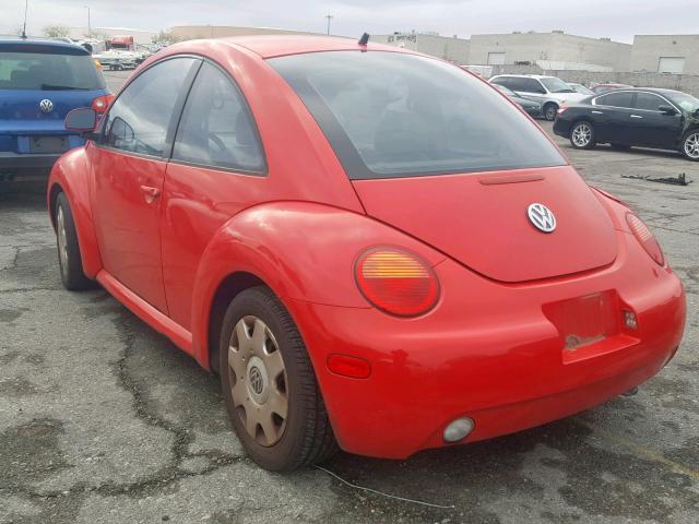 3VWBB61CXWM032004 - 1998 VOLKSWAGEN NEW BEETLE RED photo 3