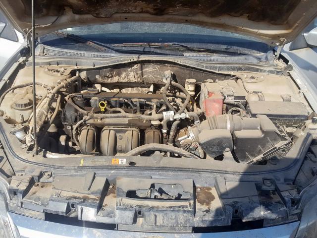 3FAHP0HA9AR209112 - 2010 FORD FUSION SE SILVER photo 7