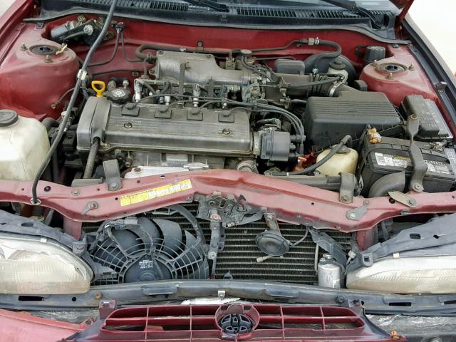 2T1BB02E5TC178525 - 1996 TOYOTA COROLLA DX RED photo 7