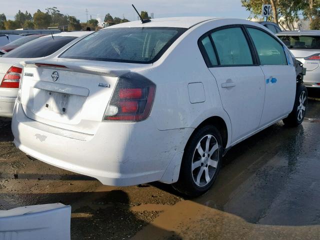 3N1AB6AP1CL779500 - 2012 NISSAN SENTRA 2.0 WHITE photo 4