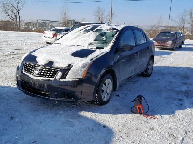 3N1AB61E18L751010 - 2008 NISSAN SENTRA 2.0 BLACK photo 2