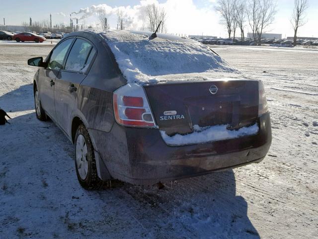 3N1AB61E18L751010 - 2008 NISSAN SENTRA 2.0 BLACK photo 3