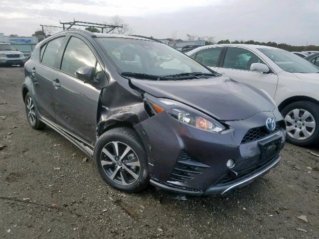 JTDKDTB39K1623233 - 2019 TOYOTA PRIUS C GRAY photo 1