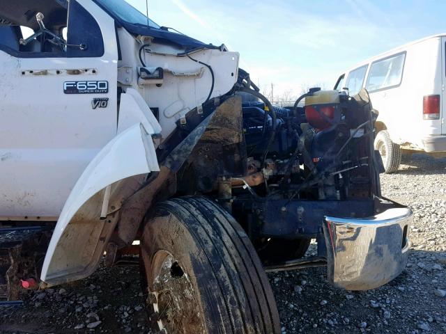 3FRNF6HD0CV471031 - 2012 FORD F650 SUPER WHITE photo 9