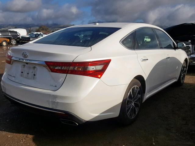 4T1BK1EB6GU203069 - 2016 TOYOTA AVALON XLE WHITE photo 4