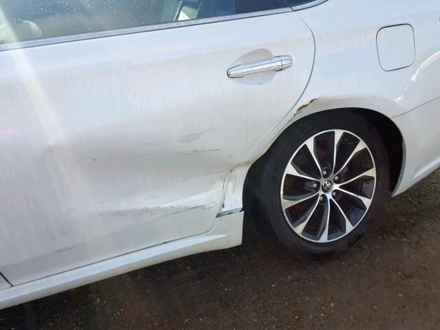 4T1BK1EB6GU203069 - 2016 TOYOTA AVALON XLE WHITE photo 9