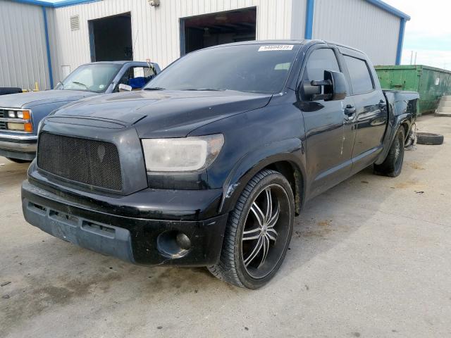 5TBEV54117S469959 - 2007 TOYOTA TUNDRA CRE BLACK photo 2