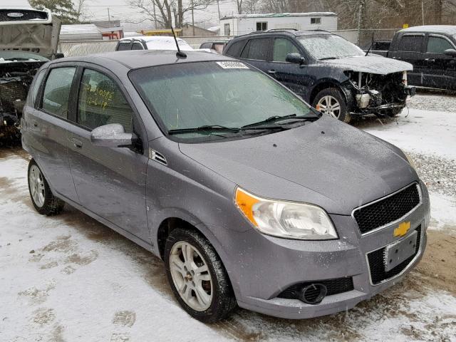 KL1TD66E59B659353 - 2009 CHEVROLET AVEO LS SILVER photo 1
