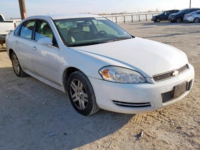 2G1WB5E35E1108011 - 2014 CHEVROLET IMPALA LIM WHITE photo 1