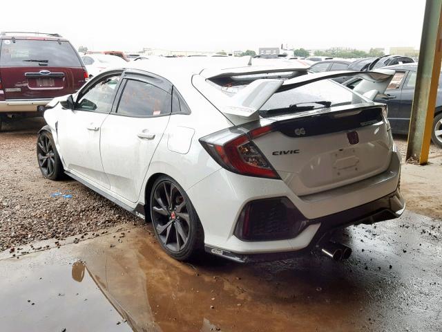 SHHFK7H47HU211812 - 2017 HONDA CIVIC SPOR WHITE photo 3