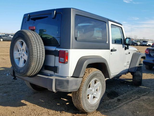 1C4AJWAG0CL283924 - 2012 JEEP WRANGLER S SILVER photo 4