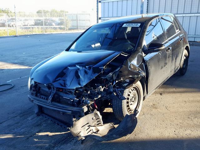 WVWDB7AJ9DW123410 - 2013 VOLKSWAGEN GOLF 黑色 照片 2