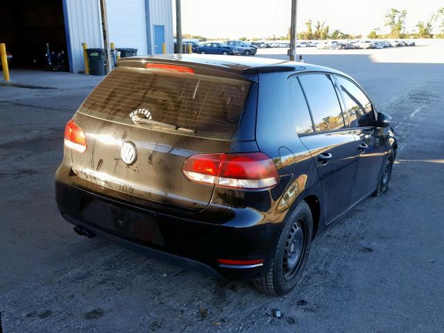 WVWDB7AJ9DW123410 - 2013 VOLKSWAGEN GOLF 黑色 照片 4
