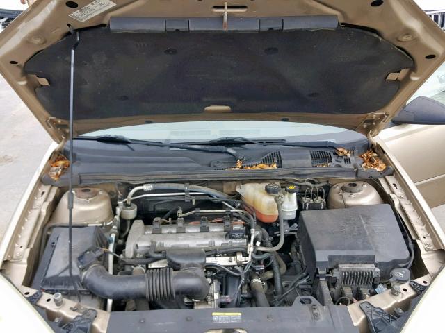 1G1ZS58F27F148013 - 2007 CHEVROLET MALIBU LS 金色 照片 7