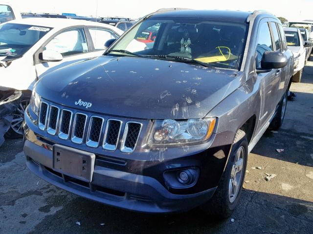 1C4NJCBA5ED573597 - 2014 JEEP COMPASS SP 灰色 照片 2