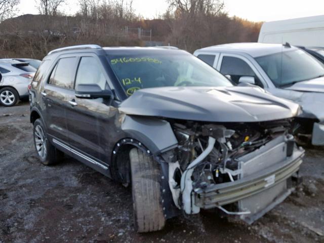 1FM5K7F84JGB11225 - 2018 FORD EXPLORER L GRAY photo 1