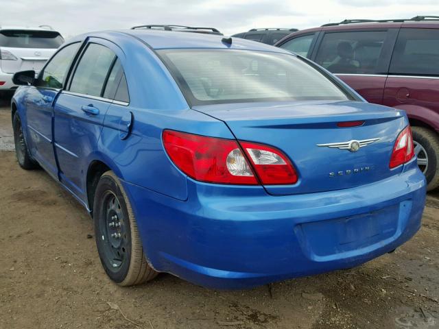 1C3LC46K88N204861 - 2008 CHRYSLER SEBRING LX BLUE photo 3